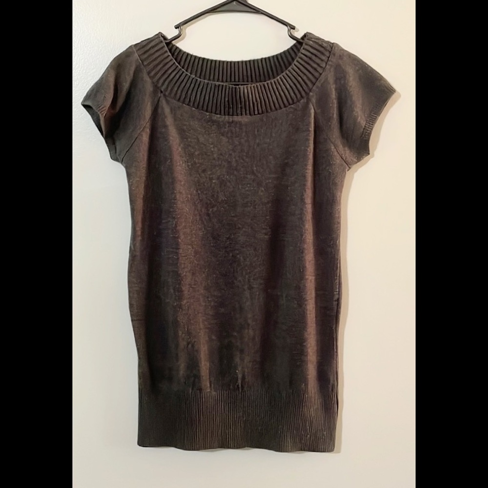 Byline Fitted Dark Grey Sweater